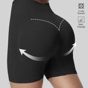 High Waist Elastic Yoga Shorts