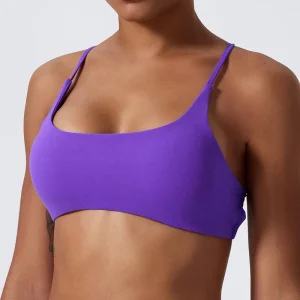 Super Soft Fabric Back Cross Sports Bra