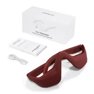Red Eye Massager Under-Eye Glasses